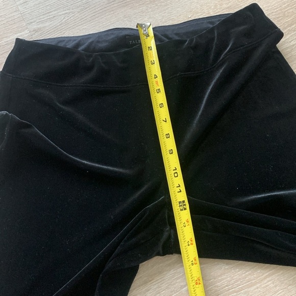Talbots Velour High Waist Leggings size 14‎ side zipper - Picture 9 of 10